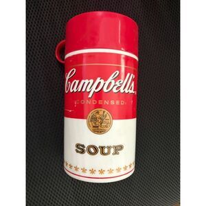 vtg campbells soup thermos